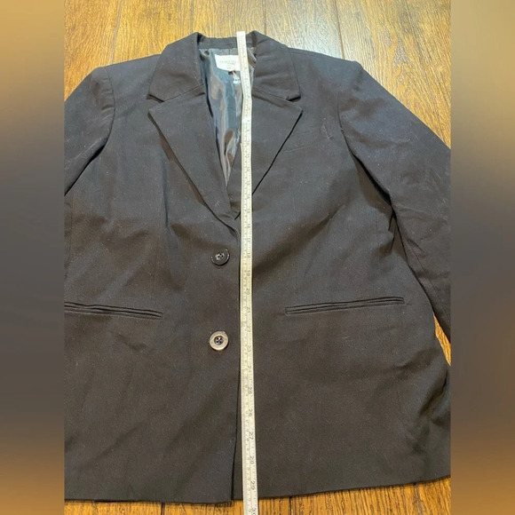 Josephine Hj Black Button Blazer Size 34 B7 - Picture 3 of 6